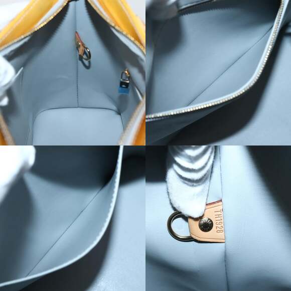 LOUIS VUITTON Monogram Vernis Houston Hand Bag Gris M91053 - Picture 12 of 12